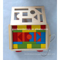 Brand New Kids Education Blocks, 30 peças de blocos de madeira para crianças, Handmade Colorful Baby Blocks